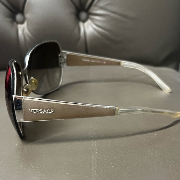 Versace Brown with gold Sunglasses